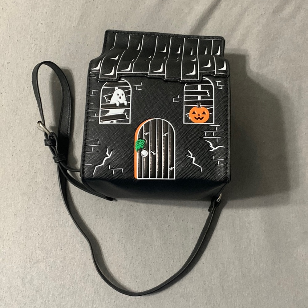 NEW Mad Engine Bags Halloween Haunted House Crossbody Purse